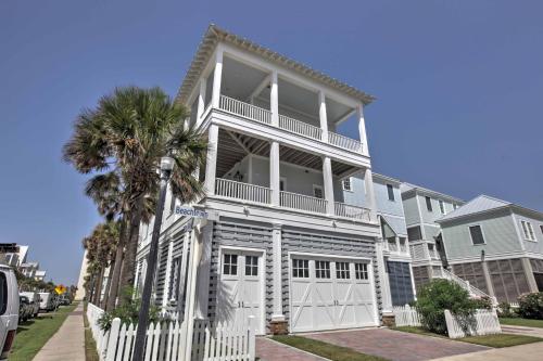 Luxurious Galveston Home with Balconies and Beach View in Galveston, USA