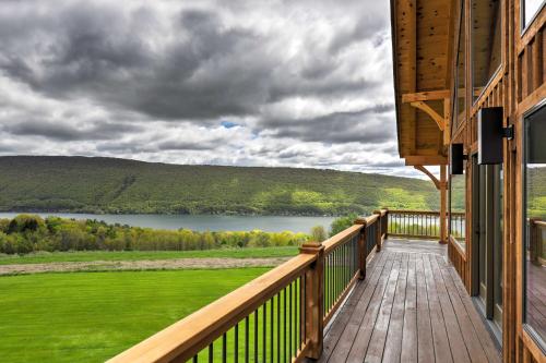 Naples Cabin with Lake Views and Wraparound Deck!