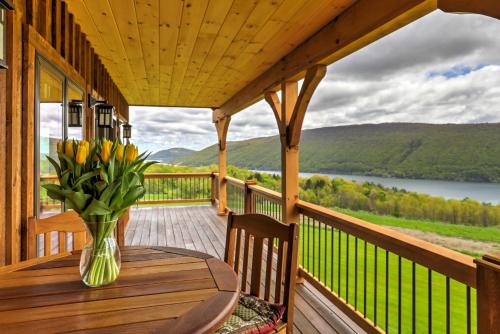 Naples Cabin with Lake Views and Wraparound Deck!