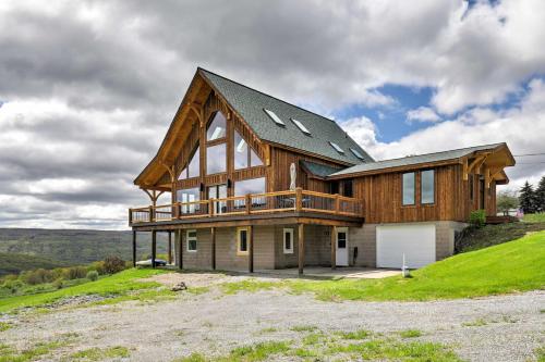 Naples Cabin w/ Lake Views & Wraparound Deck! in Naples (NY)