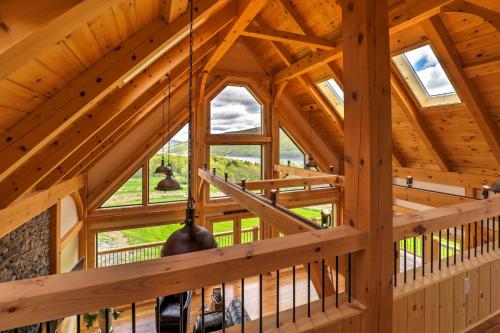 Naples Cabin with Lake Views and Wraparound Deck!