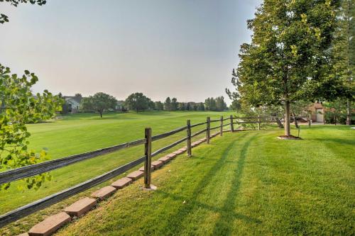 Cozy Littleton Condo with Loft and Patio on Golf Course