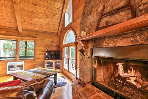 2-Acre Blue Ridge Home with Fireplace Hammock and Deck - image 6