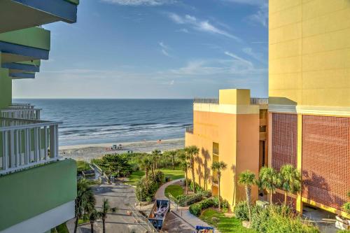 Myrtle Beach Condo with Ocean View and Resort Amenities