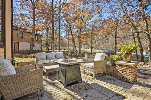 Poconos Home with Fire Pit Hot Tub Deck and Grill! - image 9