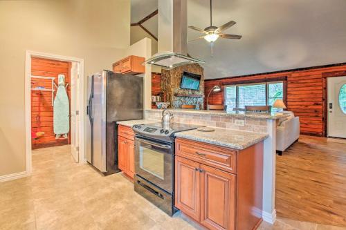 Spacious Kemah Clear Lake Home with Porch and Fire Pit!