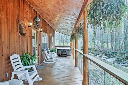 Creekside Gatlinburg Cabin with Porch and Hot Tub! - image 5