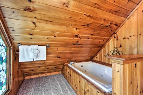 Sevierville Cabin with Hot Tub, Views and Pool Access!