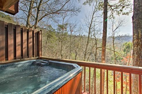 Sevierville Cabin with Hot Tub, Views and Pool Access!