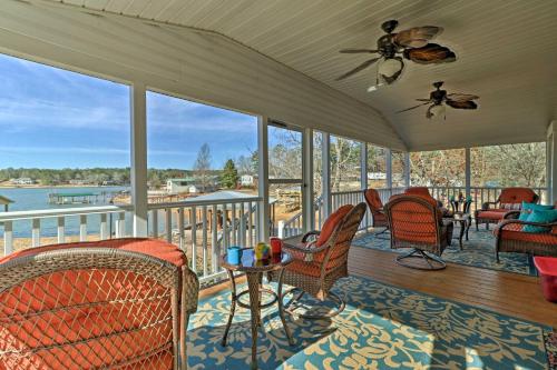 Waterfront Lake Martin Home with Porch and Boathouse!