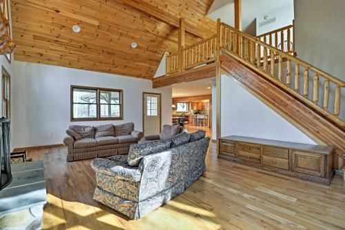 Rustic Benton Home on 50 Acres with Deck and Views! in Dushore (PA)