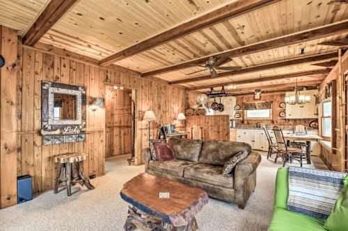 Baldwin Cabin w/ Private Beach on Little Lake! in Branch Township (MI)