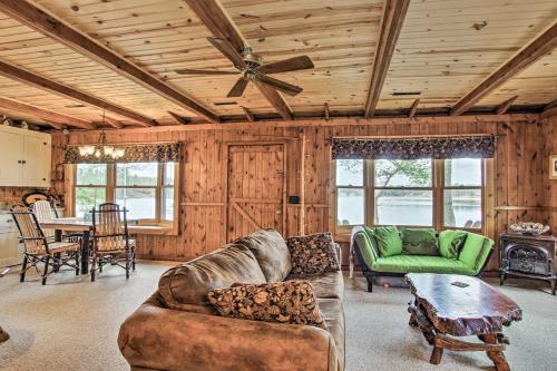 Baldwin Cabin w/ Private Beach on Little Lake! in Branch Township (MI)