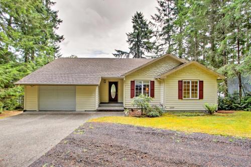 Anderson Island Home with Lakefront Deck Dock and Canoe - main image