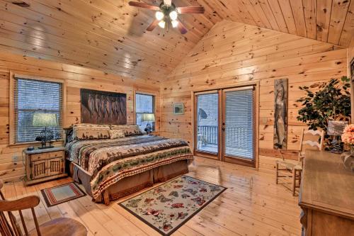 Riverside Ellijay Cabin with Hot Tub and Game Room