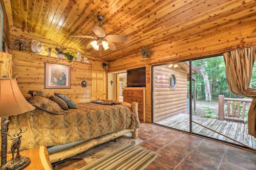 Log Cabin Sanctuary in Inverness w/ Furnished Deck in Floral City