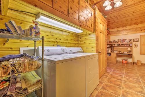 Quiet Inverness Log Cabin with Furnished Deck! - image 11