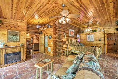 Log Cabin Sanctuary in Inverness w/ Furnished Deck in Floral City