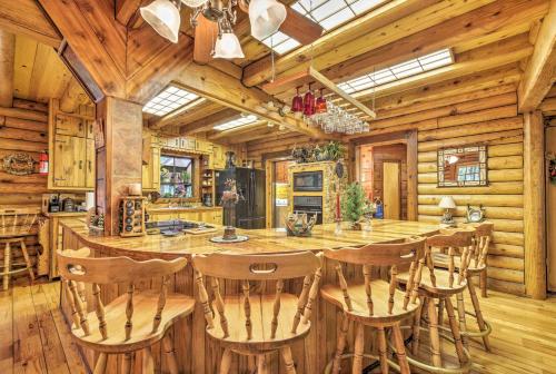 Quiet Inverness Log Cabin with Furnished Deck! - image 9