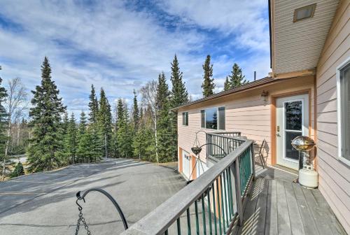 Hillside Anchorage Home by Hiking and Biking Trails!