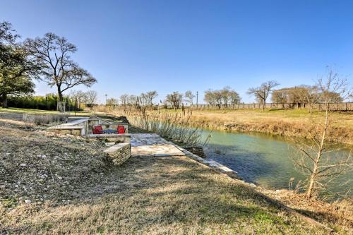 Blanco Riverfront Historic Home, 3 Mi to Downtown! in Blanco, USA