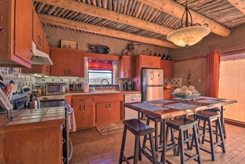 El Prado Adobe Home Courtyard with Mountain Views! in El Prado, USA
