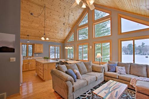 Cozy Waterfront Fife Lake Cottage with Dock and Kayaks! - image 2