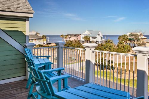 St Helena Island Home with Golf Cart - Walk to Beach! Oceanmarsh Subdivision