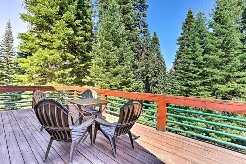 Truckee Cabin with Forest Views and Central Location!
