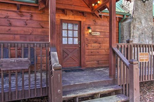 Woodland Hideaway with Deck Hot Tub and Fire Pit! - image 4
