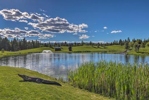 Quiet Trego Resort Cabin with Lake, Pavilion and Trails