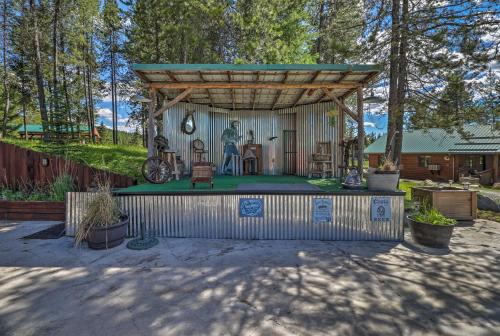 Quiet Trego Resort Cabin with Lake, Pavilion and Trails