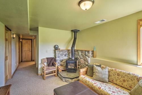Quiet Trego Resort Cabin with Lake, Pavilion and Trails
