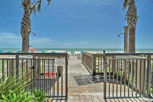 Cozy Myrtle Beach Condo with Ocean View and Pool Access