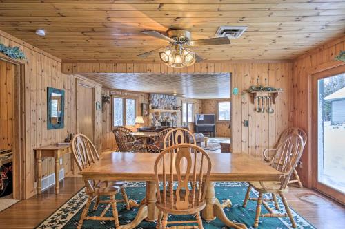 Lakefront Escape with Fishing Pier and Snowmobiling! in Park Falls, USA