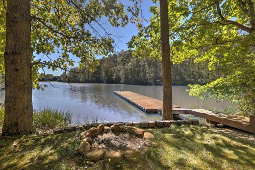 Hocking Hills Lake Gem with Hot Tub, Dock, 100 Acres