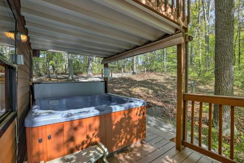 Hocking Hills Lake Gem with Hot Tub, Dock, 100 Acres