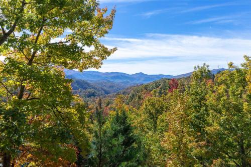 Breathtaking View Cabin with Covered Deck and Hot Tub - main image