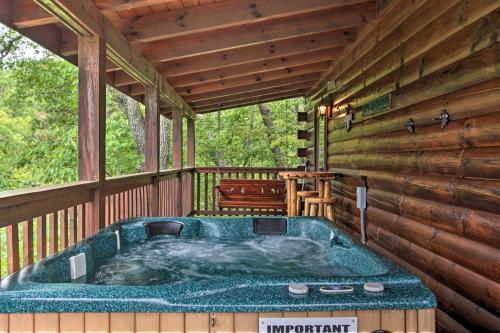 Breathtaking View Cabin with Covered Deck and Hot Tub - image 8