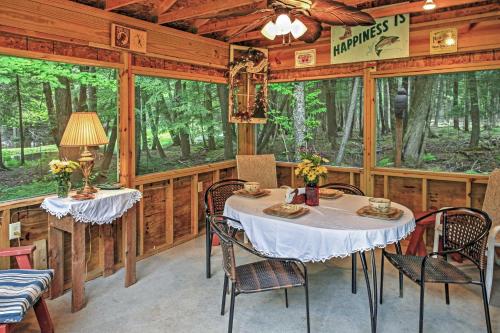 Secluded Birnamwood Cottage with Deck and River Views! in Birnamwood, USA