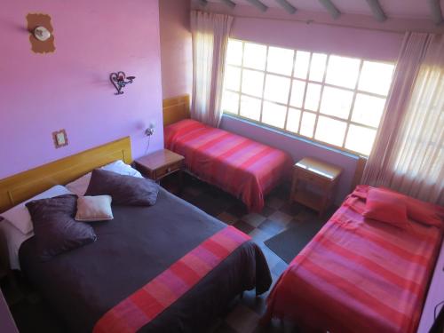 1 double bed, 3 twin beds
