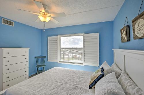 Guestroom, Oceanfront Ormond Beach Condo with Balcony and Pool! in Ormond-By-The-Sea