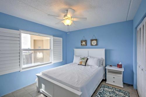 Guestroom, Oceanfront Ormond Beach Condo with Balcony and Pool! in Ormond-By-The-Sea