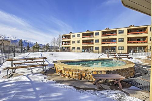 Scenic Dillon Condo with Hot Tub and Mountain Views!