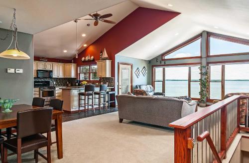 Spacious Edgerton Home with Private Beach and Views!