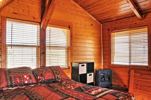 Remote Antimony Log Cabin with Green Meadow Views!