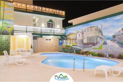 Swimming pool, Hotel Sinai in Nagua