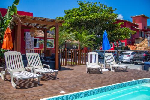 Swimming pool, Pousada Estrelas no Mar Florianopolis in Armacao