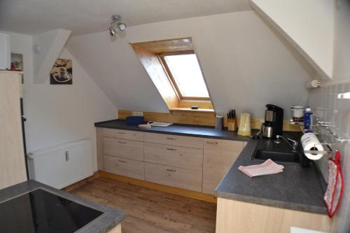 Kitchen, Ferienwohnung im Alten Zollhaus in Oberwiesenthal