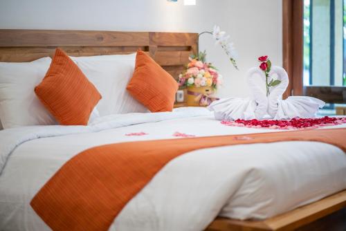 Suite, lagune, piscine